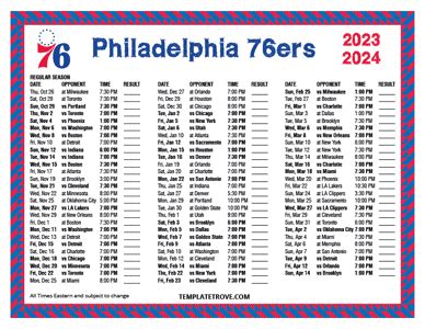 philadelphia 76ers schedule|Philadelphia 76ers 2023.